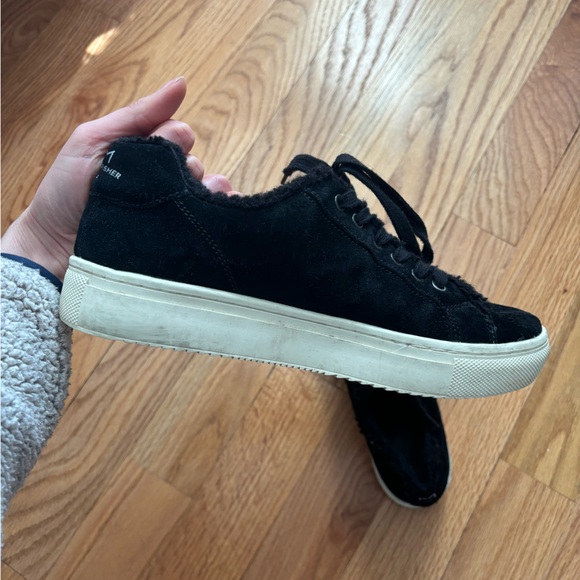 Marc Fisher Dahari Black Suede Sneakers - Picture 5 of 5